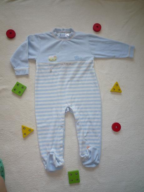 Teplé pyžámko - dupačky s parníkem, 92