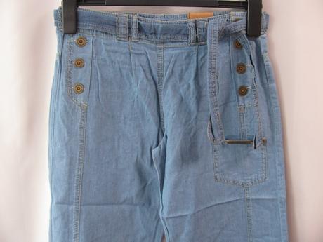 Kalhoty z letní džínoviny,7/8-lee cooper, lee cooper,158