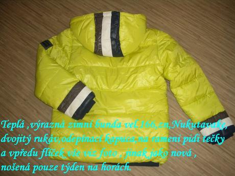Teplá zimní bunda vel.166, 164