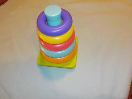 Teddies baby stojánek s kruhy,