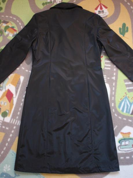 Kabát-kabátek dlouhý-lesklý jaro/podzim, s