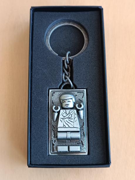 Lego star wars 5006363 han solo keychain, 
