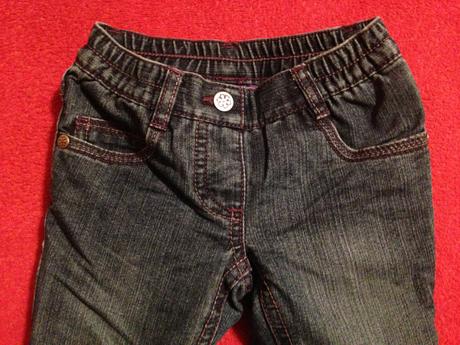 Dívčí zateplené rifle - džíny, lupilu,86