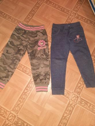 Dívčí tepláky mix vel. 104 - 110, f&f,104