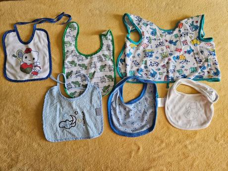 Bryndák bryndáček modrý zelený froté, 