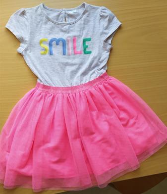 Šaty šedo-růžové, pepco,134