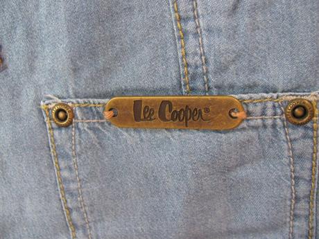 Letní džínové kotníkové kalhoty lee cooper, lee cooper,164