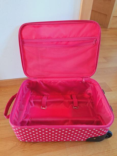 Kufr dětský na kolečkách - nosorožec,