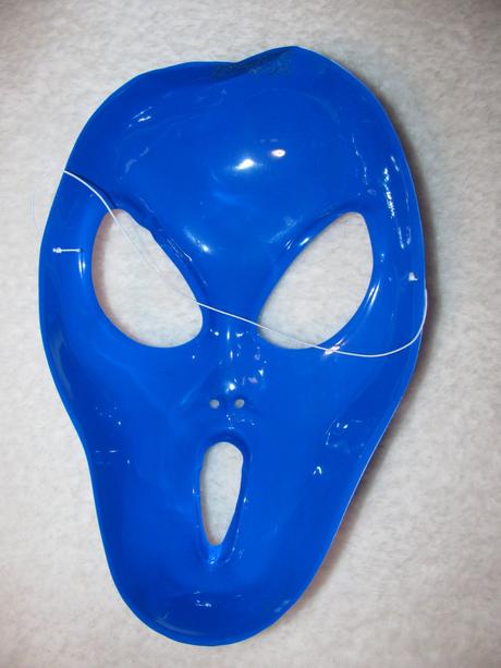 Karnevalová maska,škraboška mimozemšťan, 