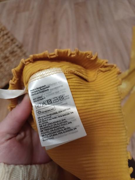 Bavlněný komplet h&m sluníčka, h&m,134 / 140