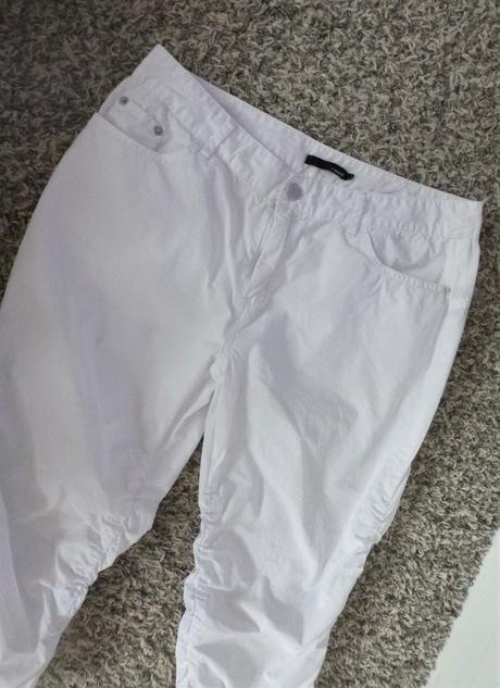 Sněhobílé 3/4 kalhoty - vel.l, l
