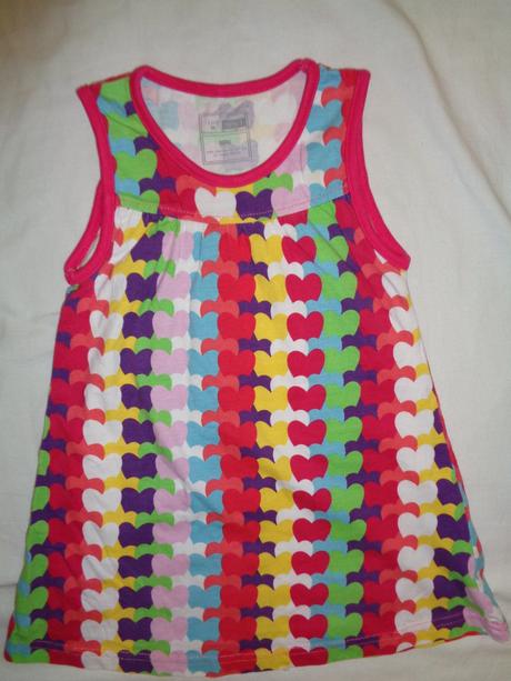 Kouzelné bavlněné srdíčkové šaty, name it,86
