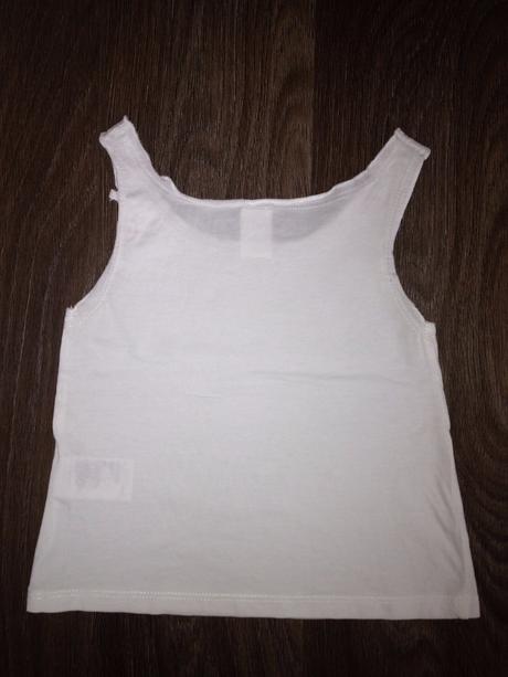 Bílé tílko/top, h&m,74