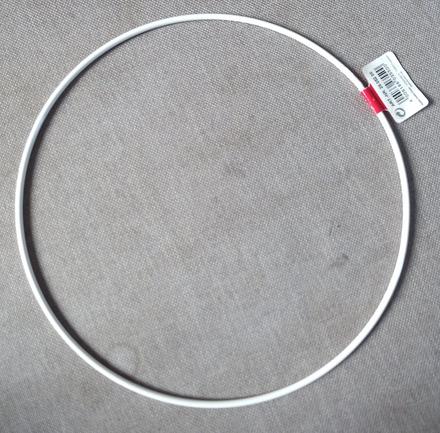Kovový kruh k dekorování ø20 cm,