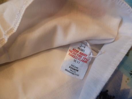 Plátěné šaty s podšívkou, 104