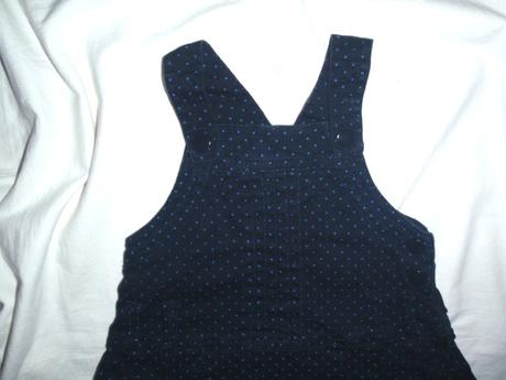 Nádherná riflová laclová sukně s puntíkama, zara,86