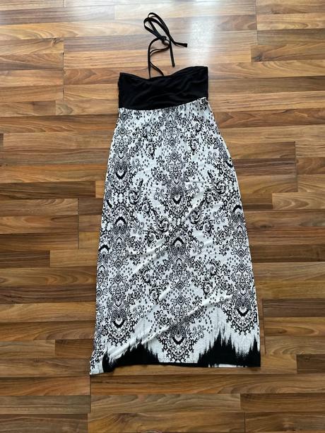 Černobílé letní maxišaty, vel xs-m, atmosphere, atmosphere,s