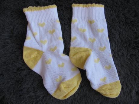 Bavlněné dívčí ponožky se srdíčky, 17