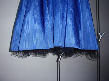 Šaty na ples - plesové modré vel. 44 (xl)., xl