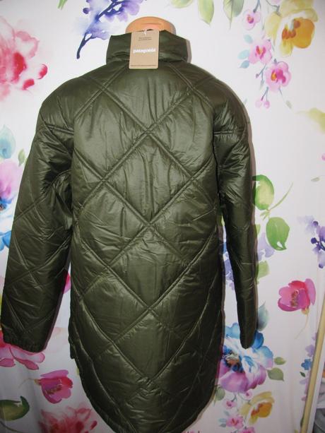 Dámská přechodná khaki prošívaná parka patagonia, l