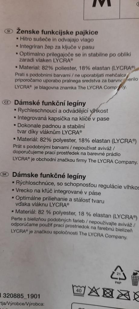Crivit dámské funkční legíny, crivit,42