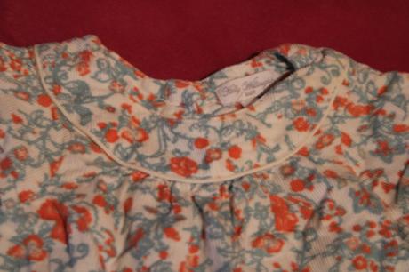 Dívčí letní overal vzor, květy, 68