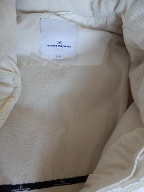 Zimní smetanová bunda tom tailor, vel. s, tom tailor,s