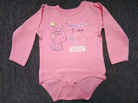 2x bavlněné body s dlouhým rukávem, 92