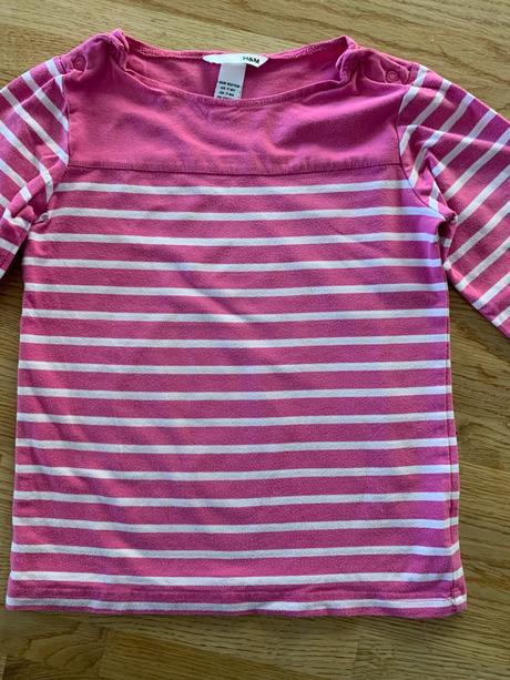 Triko & tričko proužkaté h&m vel. 122/128, h&m,122