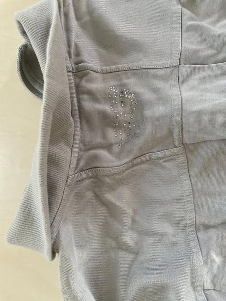 Stříbrná/šedá mikina, vel l i méně, golddigga, l