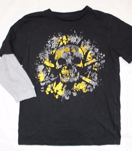 Ak26. tričko s lebkou 10-11 let, gap,146