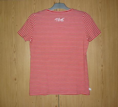 Červeno - bílé dámské tričko karl lagerfeld, s