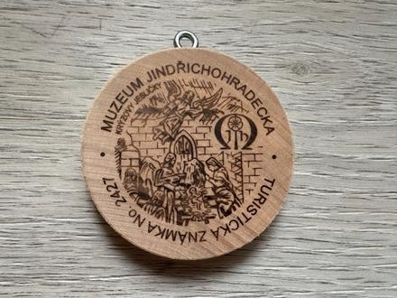 Turistická známka no.2427 muzeum jindřichohradecka,