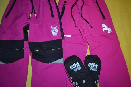 2x oteplené kalhoty,softshellové,šus.rukavice 104, 104