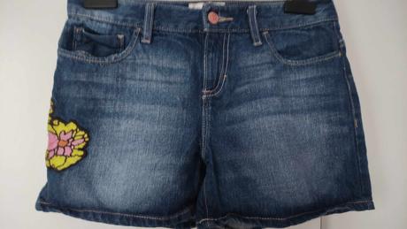 Šortky dámské riflové s regulací pasu, old navy,xs