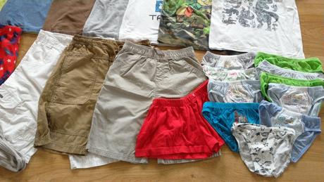 Balík mix věcí na kluka vel.110-128 jaro/léto/podz, 104–116