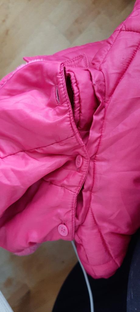 Dívčí teplejší bunda vel. 12-18měs (86cm), 86