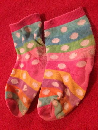 Dívčí ponožky puntíky, 19