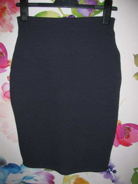 Tmavě modrá, elastická pouzdrová sukně orsay, orsay,s