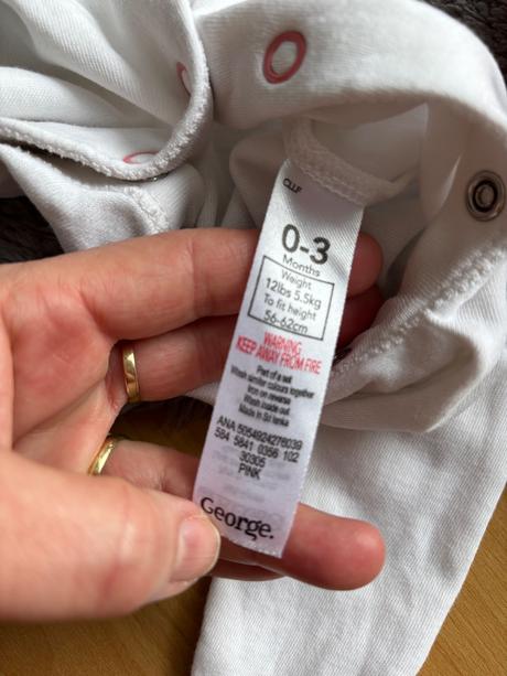 Overalek bílý - v.0/3 měs., george,62