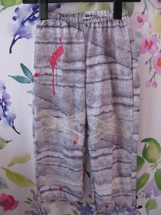 Karnevalový kostým-kalhoty zombie halloween,