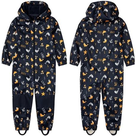 Vzorovaná softshellová kombinéza vel. 110/116, lupilu,110 / 116