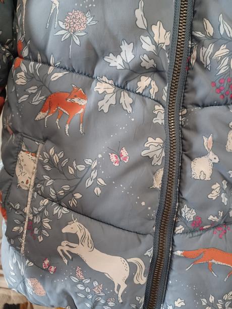 Zvířátková zimní bunda s jednorožcem liškou, mini boden,110