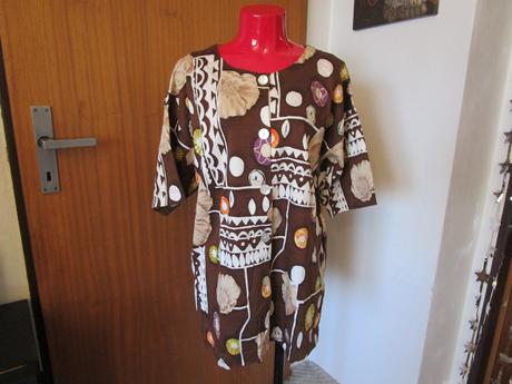 Pěkné bavl. tričko, celé propínací, vel. l (44/46), l