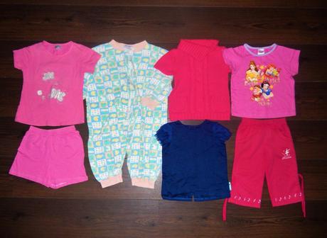 Trička, kraťasy a pyžama - vel.98, 86–98