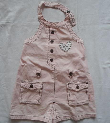 Růžové šatičky 1,5 roku, chicco,86