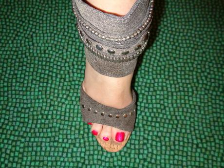 Luxusní boty s řetízkama graceland -alá riflovina, graceland,40