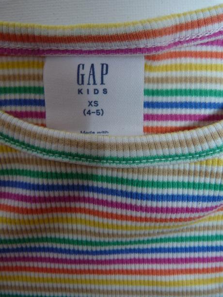 Gap žebrované tričko vel.110, gap,110