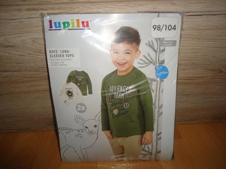 2 trička, lupilu,98
