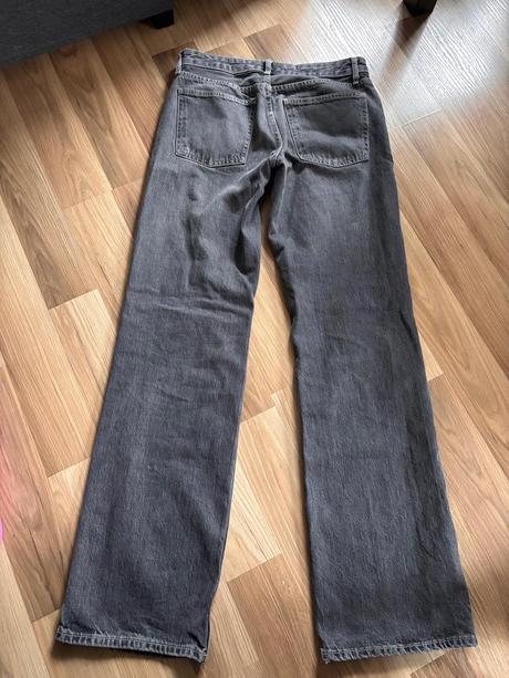 Široké rifle - low rise, zara,36